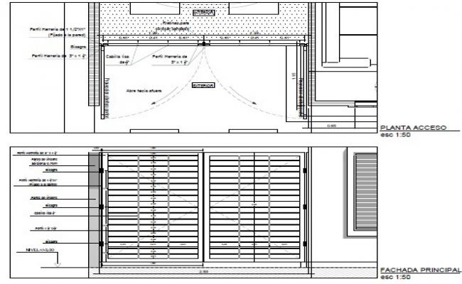 Front gate grid