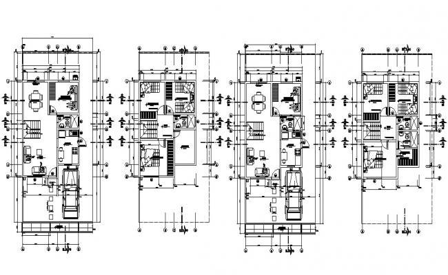 3 bhk Home Design - Cadbull