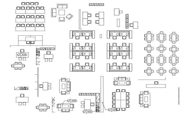 Computer Desk CAD Block - Cadbull