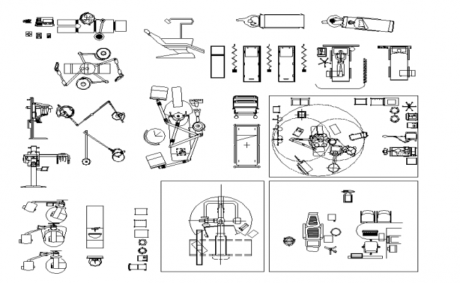 2D Furniture Detail DRW  Furniture  and other CAD block detail  2d  view layout 