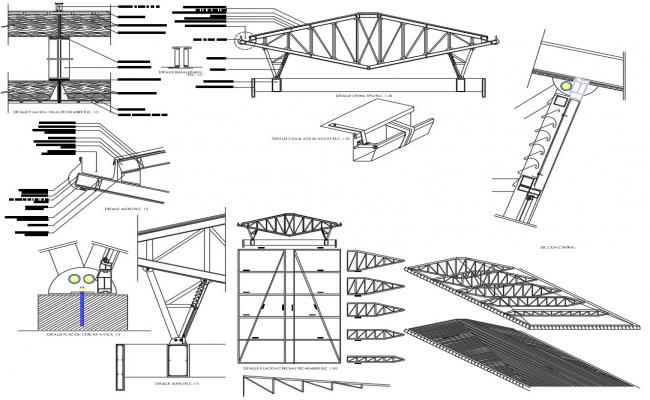 Gable Roof Details AutoCAD Road Design Sections drawing Cadbull