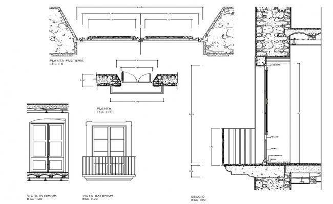 Schedule window framing plan and window framing plan elevation detail ...