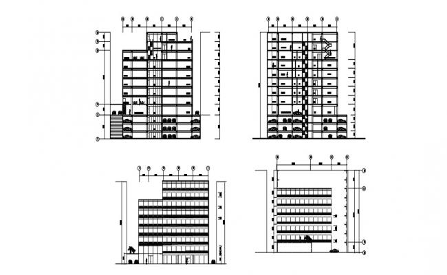 Office building floor layout plan and framing plan structure cad ...