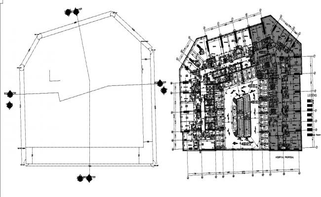 Chandigarh college of architecture layout plan cad drawing details dwg ...