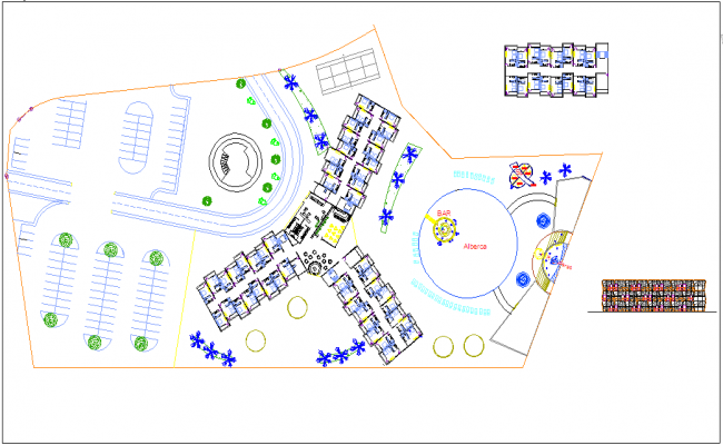 Hotel Room Design project - Cadbull