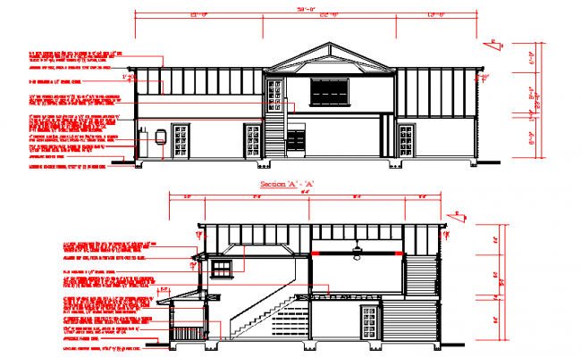 modern.southern.home.4 section metal cadd