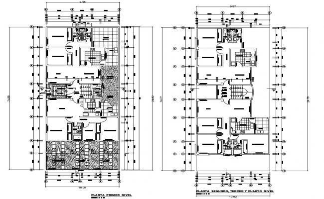Furniture layout plan with electric layout plan dwg file - Cadbull