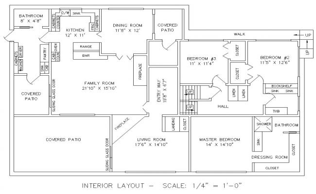 2d cad drawing of section plan architectural autocad software - Cadbull