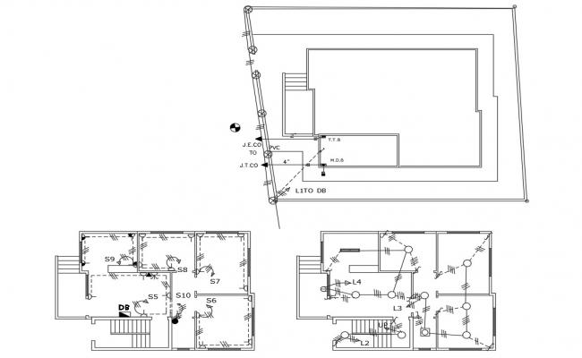 Working Bungalow Project - Cadbull