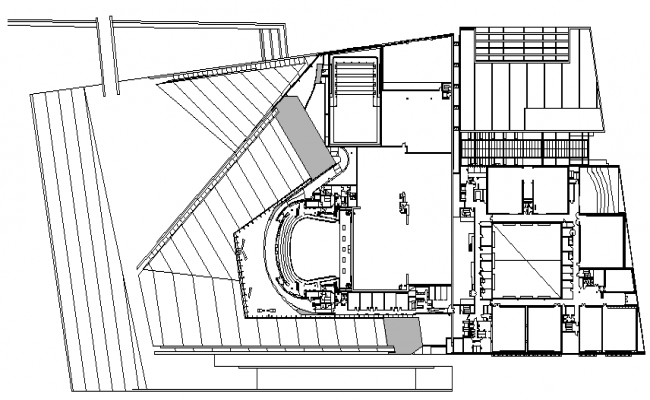 Landscaping layout design of industrial complex design drawing - Cadbull