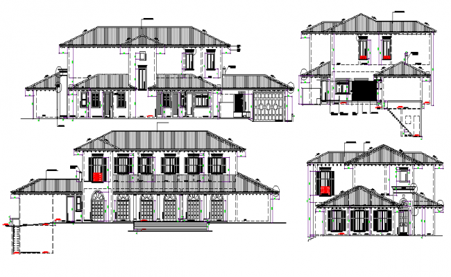 Industrial building planning and design of the structure and elevation ...