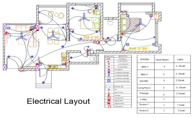 electrical drawing in autocad free download