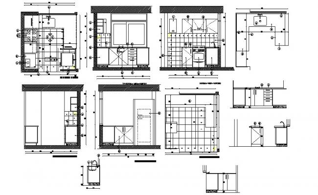 Modern luxuries kitchen 3d model cad drawing details skp file - Cadbull