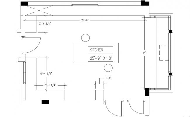 Food servery front counter details of fast food store cad drawing ...