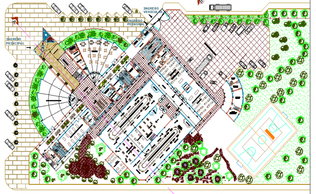 The powerhouse plan detail dwg file - Cadbull