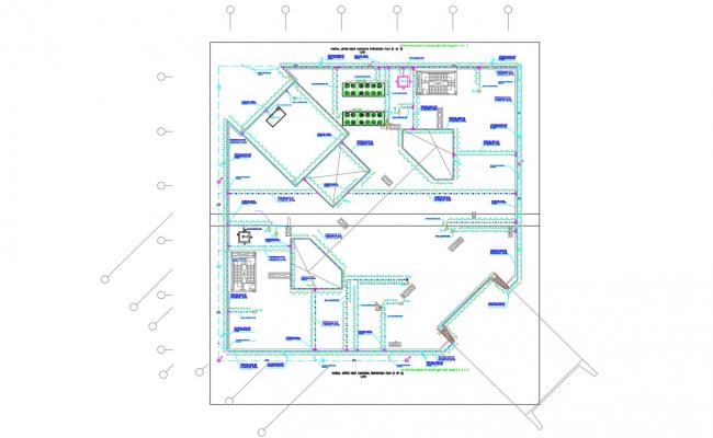 False Ceiling Electrical Wiring Cad Drawing