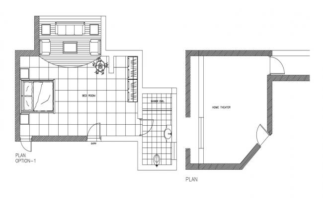 Master Bedroom Floor Plan In Dwg File Cadbull