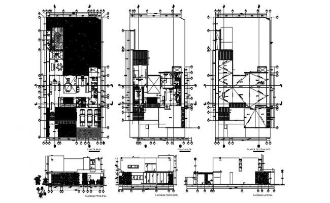 Building section plan detail dwg file. - Cadbull