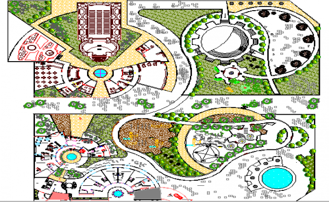 Options of interior furniture layout of hotel dwg file - Cadbull