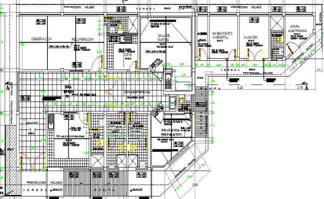 Multi Specialty Hospital Architecture Plan And Design Dwg File