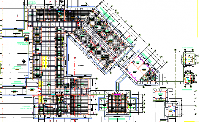 Munichis Hospital Architecture Project dwg file