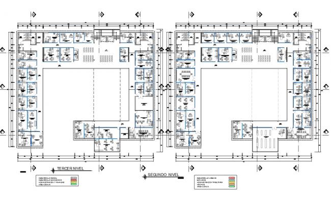  Municipal  building  of government floor plan  elevation and 