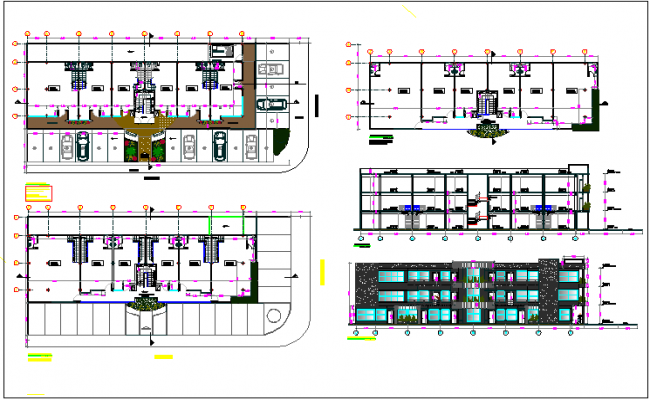 Download Commerce Building CAD File - Cadbull