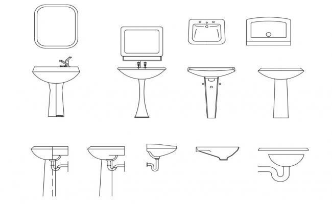 Various types of chairs detailing sectional model design file - Cadbull