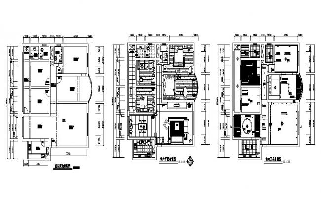 Ground floor framing plan details of house with finished floor dwg file ...