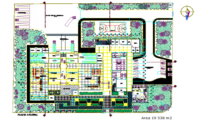 Fire pump plan and elevation detail - Cadbull