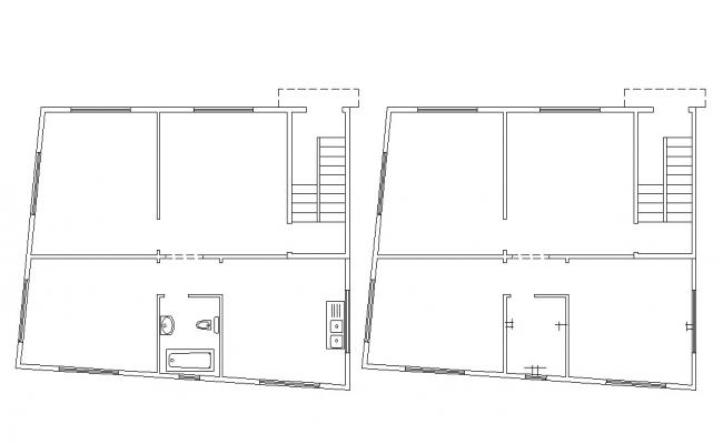 Electrical installation in a building detail 2d view layout plan in dwg ...