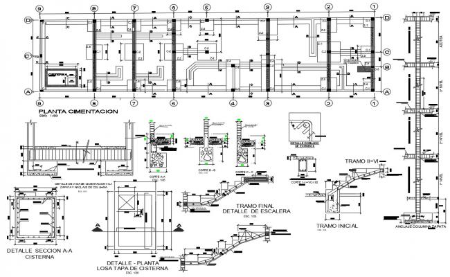 Design Of Reinforced Concrete Structure Cad File - Cadbull