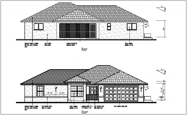 16.50 X 11.85 Meter Bungalow Terrace Floor DWG File - Cadbull