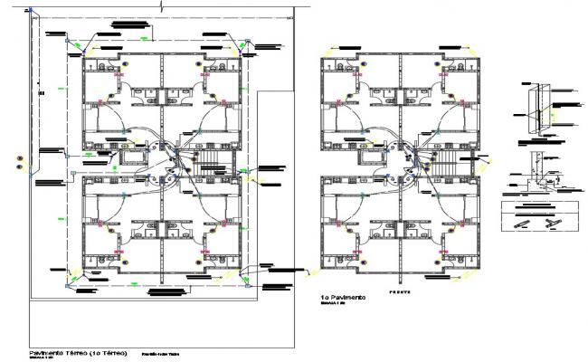 Hospital Building HVAC Duct Design Layout Plan - Cadbull