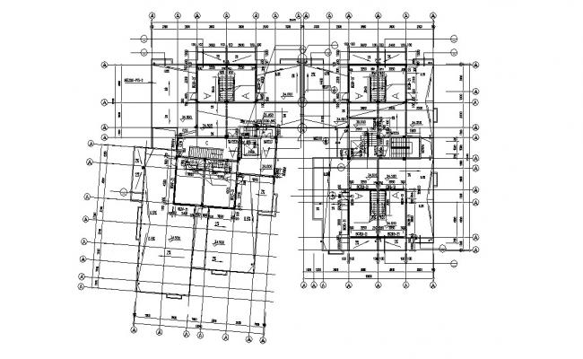 Apartment Building Section drawing With Lift Elevator Design - Cadbull