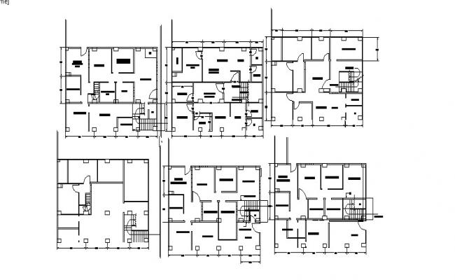 House drawings detail 2d view layout plan elevation and section dwg ...