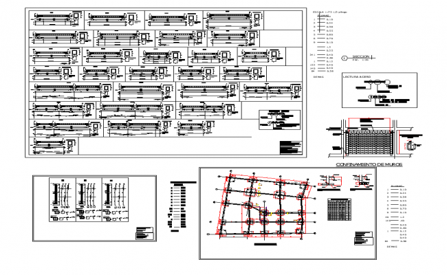 Car washing building structure detail elevation 2d view layout file ...