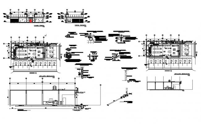 Hair salon furniture dwg file - Cadbull