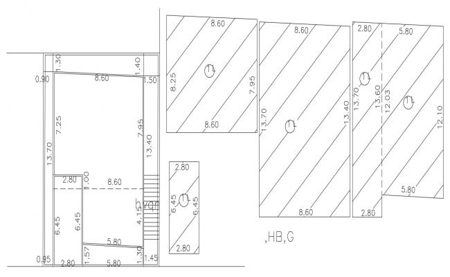 Town planning architectural map in AutoCAD file. - Cadbull