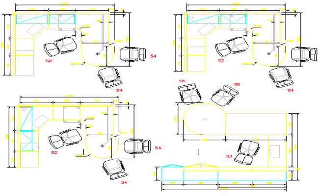 Commercial Building Office Layout Design Plans Autocad File Free