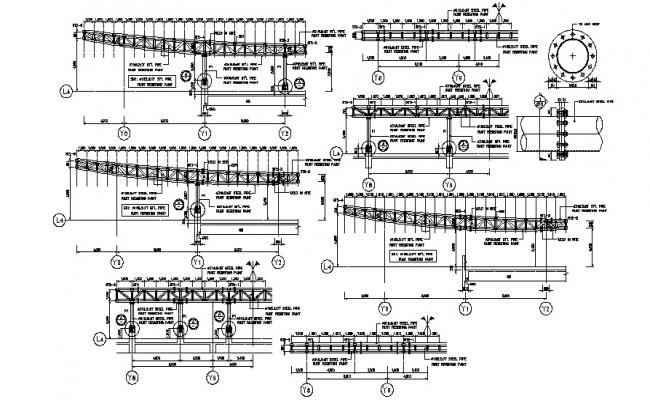 Long Truss Span Structure Design DWG File - Cadbull