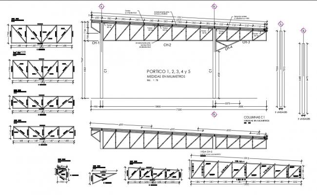 Steel Beam To Column Connection Details Cad File - Cadbull