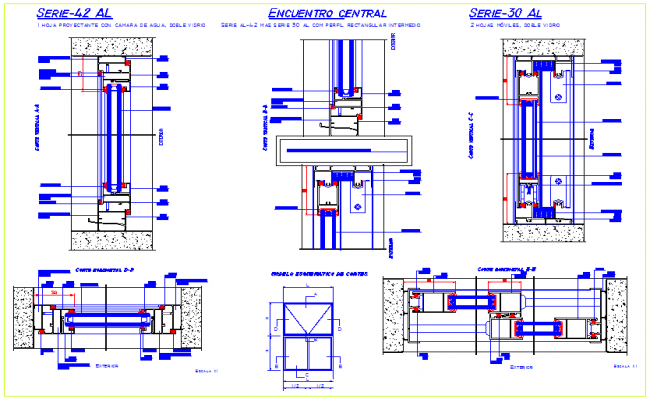 Structure Detail of beam for door