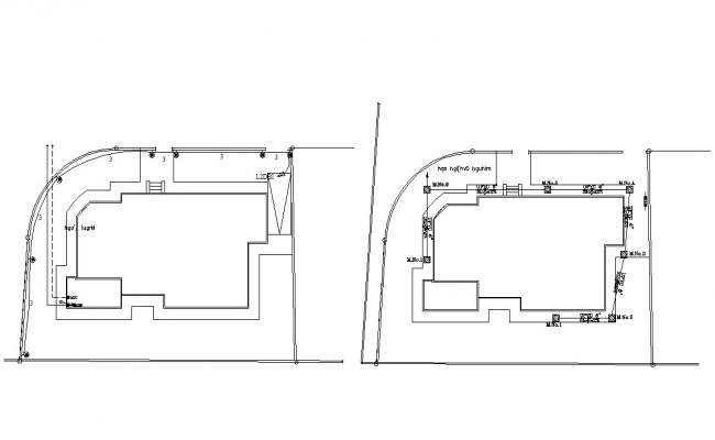 Download Free Land Plot Plan Drawing Dwg File Cadbull