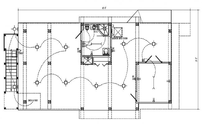 Download free electrical layout plan in AutoCAD