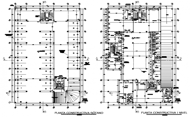 Co-operative building blocks detail 2d view layout plan in dwg format ...