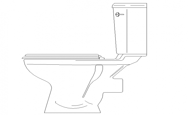 Open sanitary toilet detail 3d model CAD blocks layout autocad file