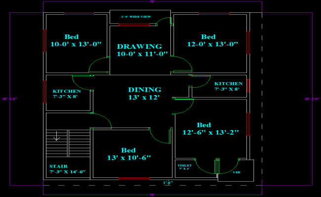 Typical floor plane