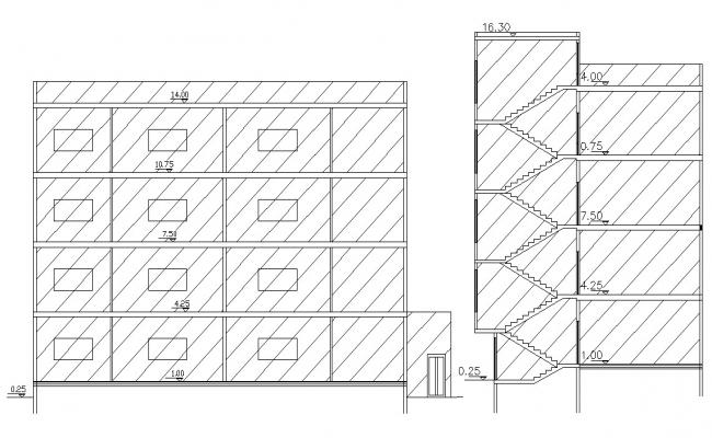 Residence Apartment Plot Layout Plan With Landscaping Design DWG File ...