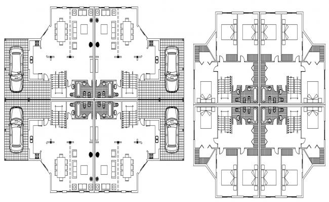 Interior decoration furniture details dwg file - Cadbull